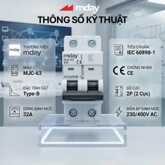 CB AC 32A – 2P – Hãng MDAY