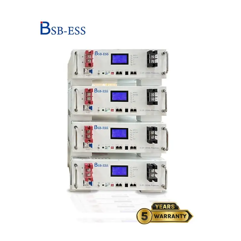 Alternative view of Pin lưu trữ (5.12kWh) BSB-ESS 51.2V 100Ah – Luxury bản xếp chồng 6.000 Cycles